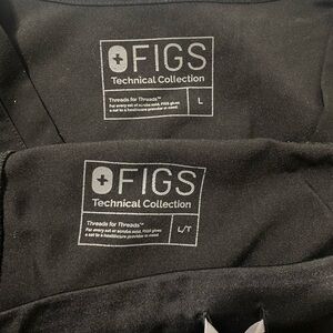 Figs scrub set - Black - Large